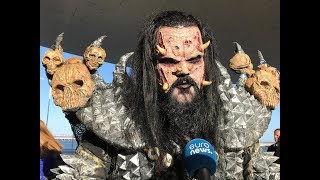 🇫🇮 Interview with Lordi Finland 2006  Eurovision in Lisbon 2018 [upl. by Story21]