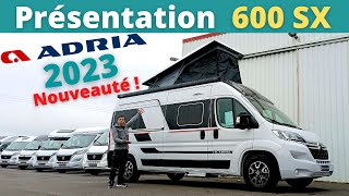 Enfin un VRAI FOURGON avec 4 couchages permanents ADRIA 600 SX Nouveauté 2023 Instant CampingCar [upl. by Hcib133]