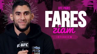 Fares Ziam full UFC Paris prefight media day interview [upl. by Yhtuv]