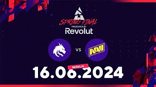 BLAST Premier Spring Final 2024  VELIKO FINALE  Team Spirit vs NaVi [upl. by Akehsyt]