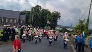 Enniskillen Fusiliers  Tobermore Loyal Parade 2023 [upl. by Hamal692]