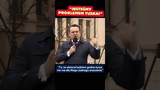 Tarczyński rozjeżdża Tuska na Proteście Wolnych Polaków polityka polskapolityka humor viral [upl. by Snej]