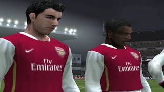 Pro Evolution Soccer 6  Liga Master  Roma  PC 109 Arsenal VS Roma [upl. by Alyakim94]