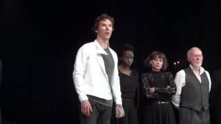 Benedict Cumberbatch giving a speech for refugees from Syria after Hamlet [upl. by Volotta]