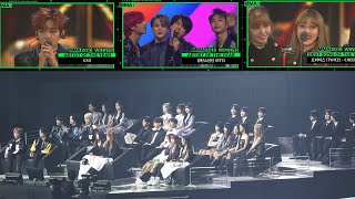 BIGBANG EXO BTS TWICE History Winner Reaction l TXT LESSERAFIM NEWJEANS IVE ENHYPEN MMA 2022 [upl. by Dibri809]