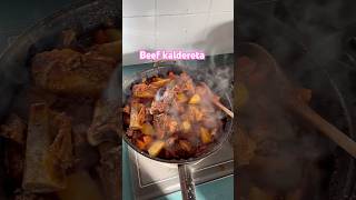 Beef Kaldereta ilovecookingforfamily food foodie familycooking meal cooking lunch dinner er [upl. by Nibur]