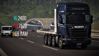 HD 7570  Euro Truck Simulator 2 Test in 2024 ft i5 2400 [upl. by Yekcin974]