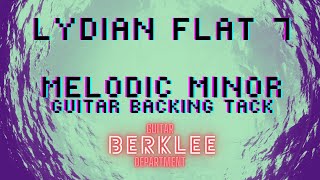 Lydian Flat 7 Backing Track FunkRampBSoul  Melodic Minor Backing Track by Thaddeus Hogarth [upl. by Asa]