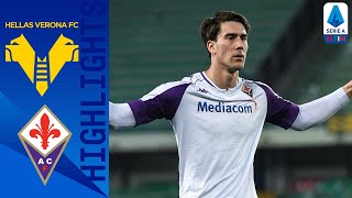 Hellas Verona 12 Fiorentina  Cáceres Goal Gives Viola Three Crucial Points  Serie A TIM [upl. by Nyrol]