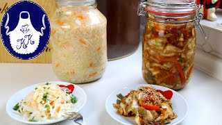 Kimchi aus Weißkohl zubereiten  vegan  Sauerkraut [upl. by Maegan696]