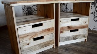 Nightstands from pallets [upl. by Nitin]