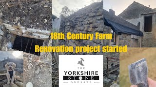 Farm Renovation project started in Holmfirth [upl. by Lebatsirc]