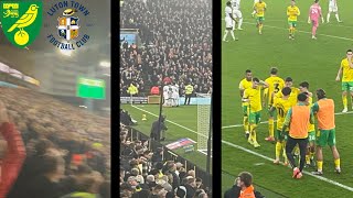 ANTE CRNAC SCORES A DOUBLE IN NORWICH GOAL FEST  Norwich City 42 Luton Town  Match Vlog [upl. by Schlosser]