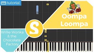 How to play quotOOMPA LOOMPAquot from Willie Wonka amp the Chocolate Factory by Bricusse  Smart Kids Piano [upl. by Aivin]