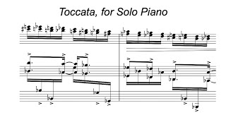 Toccata for Solo Piano 2023 rev 2024 [upl. by Culhert243]