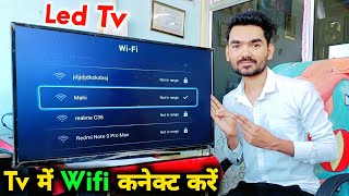 Tv Me Wifi Kaise Connect Kare  Wifi Kaise Connect Kare Tv Mein [upl. by Grimona]