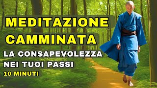 Meditazione camminata  10 minuti di movimento e relax [upl. by Maxima]