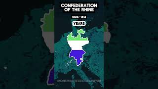 The Confederation of the Rhine germany Rheinbund shorthistory OneMinuteGeography [upl. by Tihom]