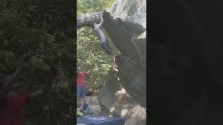 Thugged Out Dyno V34  Chippewa Creek Bouldering [upl. by Nnylhsa]