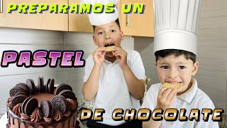 PASTEL DE CHOCOLATE RECETA FACIL [upl. by Gypsy]