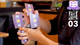 Cardistry for Beginners Twohanded Cuts  Oddstyle 03 Tutorial [upl. by Ainesej488]