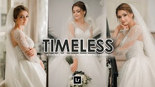 Timeless Wedding Preset  How to Download Lightroom Presets  Mobile Lightroom Tutorial [upl. by Haridan883]