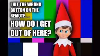 Elf on the shelf Stuck in the TV extended version [upl. by Ecirtaed]