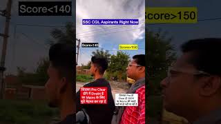 SSC CGL 2024 Pre Score Vs Mains Ki preparation  Life of a SSC Aspirant shorts viralvideo [upl. by Fuld193]