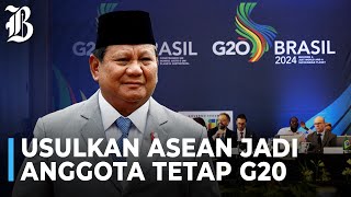 Prabowo Diminta Perkuat Posisi Indonesia di Forum APEC dan G20 [upl. by Asehr]