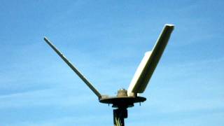 Experimental V rotor vertical axis wind turbine [upl. by Leirvag586]