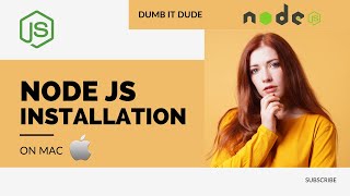 How to Install Node JS and Confirm Installation on Mac [upl. by Dewey6]