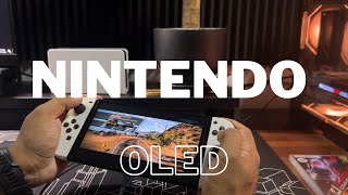 Nintendo Switch OLED Unboxing in 2024❤ Mario carry case [upl. by Rebmetpes]