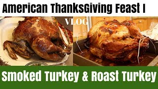 American Thanksgiving Feast I Smoked and Roasted Turkey Recipes [upl. by Aekim312]