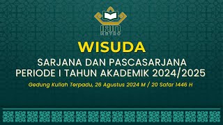 🔴 LIVE  Wisuda Pascasarjana dan Sarjana IAIN Metro Periode I TA 20242025 [upl. by Demahom794]