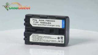 Replacement Digital Camera Battery 72V 1650mAh for SONY NPFM500H Alpha [upl. by Margery]