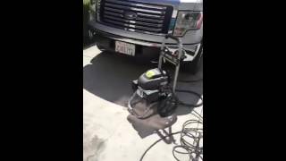 Ryobi 2700 psi pressure washer with Ez clean surface cleaner [upl. by Eniretac]