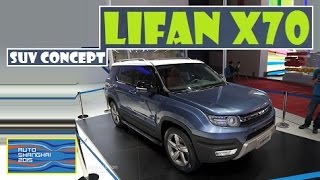 Lifan X70 SUV Concept  live photos at Auto Shanghai 2015 [upl. by Nomla]