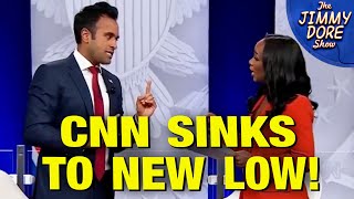 CNN Host Won’t Let Vivek Answer HER OWN QUESTION About Jan 6 [upl. by Ynnod]