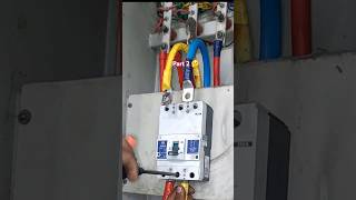 50 mm copper cable connection in 250 Amper Mccb shortvideo shortsviral ytshorts electric [upl. by Harolda321]