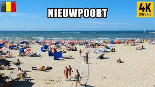 Nieuwpoort  Belgium Walking Tour 4k60fps 2022⛱ [upl. by Daven]