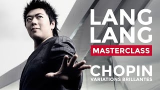 Lang Lang Masterclass at the Royal College of Music Chopins Variations Brillantes [upl. by Tegdig519]