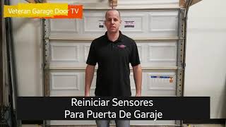 Reiniciar sensores para puerta de garaje  Veteran Garage Door [upl. by Ming]