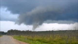 Торнадо в Тюменской области  Tornado in Tyumen oblast 12072014 [upl. by Walcoff37]