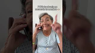 La abuela se olvidó de mí 😨 shorts [upl. by Aihtnys]