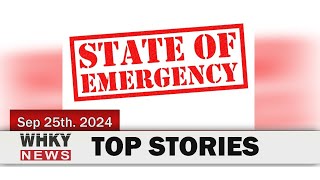 STATE OF EMERGENCY DECLARED IN NORTH CAROLINA  WHKY News  Top Stories Wednesday 09252024 [upl. by Wilonah]