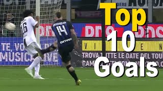 Radja Nainggolan Top 10 Supreme Career Goals [upl. by Shelah]