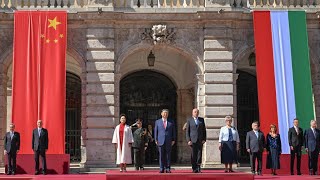 🇨🇳🇭🇺 China and Hungary National Anthem  President Xi Jinping State Visit 2024 [upl. by Mccandless]