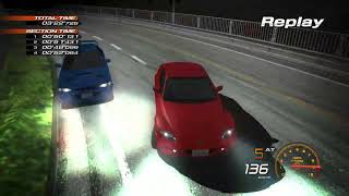 Initial D Extreme Stage PS3 Mazda RX8 VS Bunta Fujiwaras Subaru Impreza at Mount Akina [upl. by Annay836]