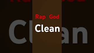 Rap god clean [upl. by Megen]