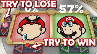 Same Team I Try to Win She Tries to Lose  Super Mario Party Partner Party King Bobomb Board [upl. by Chud]